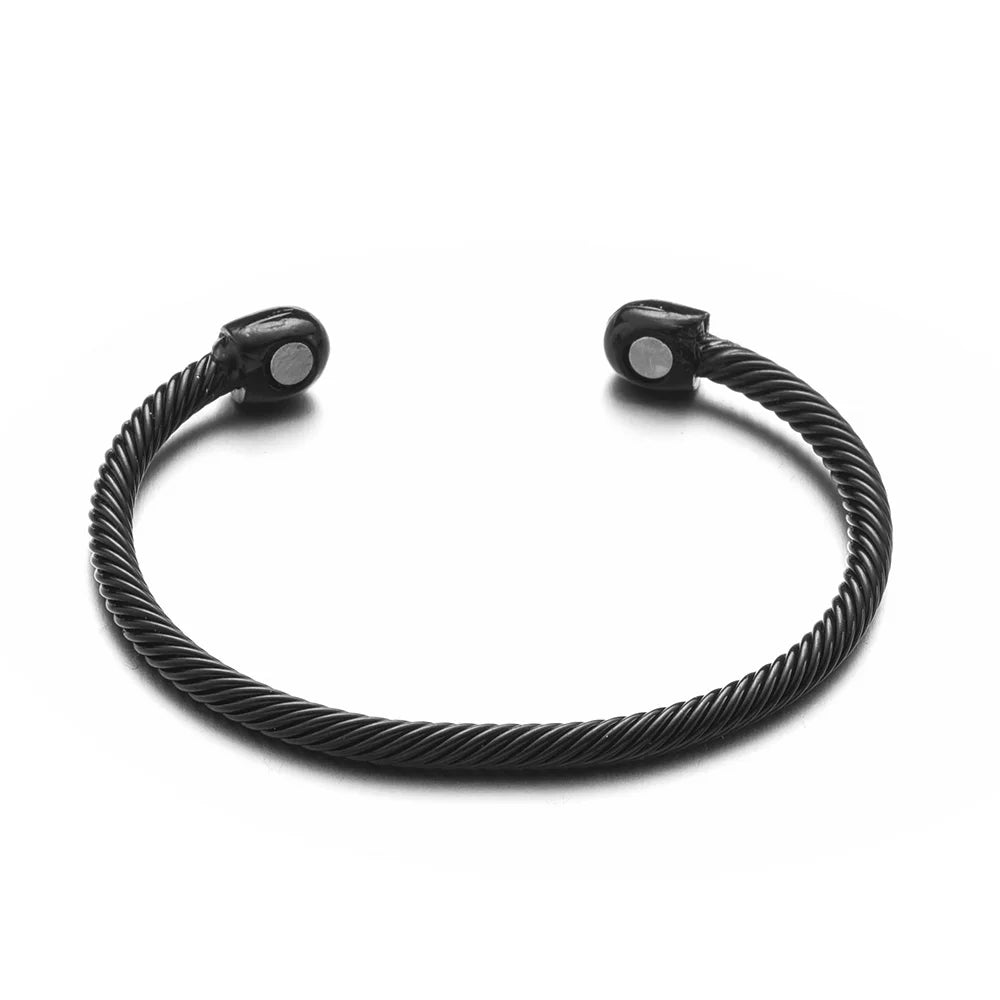 Magnetic Adjustable Cuff Bracelet Healing Bio Therapy Arthritis Pain Relief Bangle Unisex Fashion Accessories Bracelets Jewelry