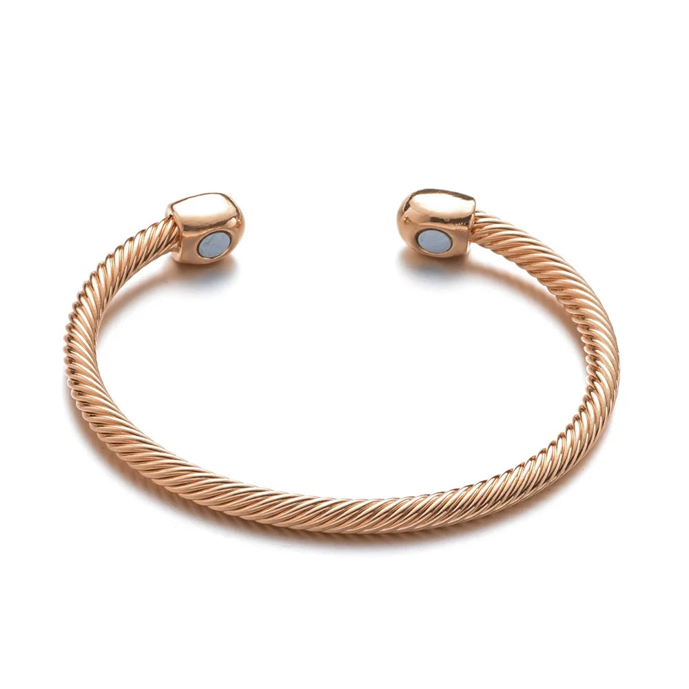 Magnetic Adjustable Cuff Bracelet Healing Bio Therapy Arthritis Pain Relief Bangle Unisex Fashion Accessories Bracelets Jewelry